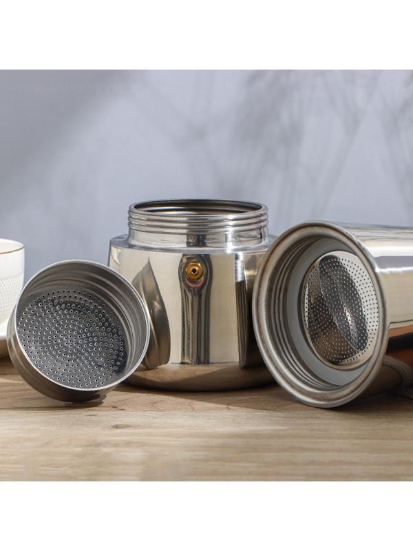 Кофеварка гейзерная Доляна «Стиль», на 12 чашек, 600 мл