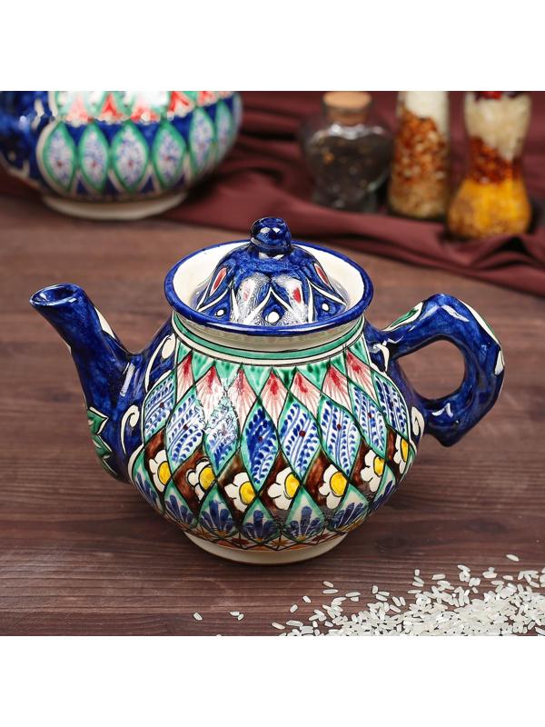 Чайник Риштанская Керамика 700мл микс