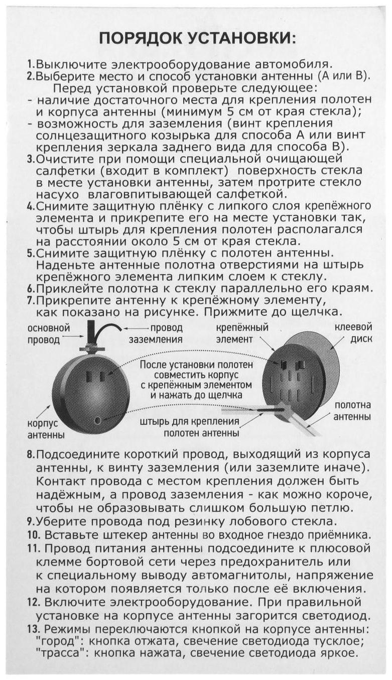 Антенна автомобильная 