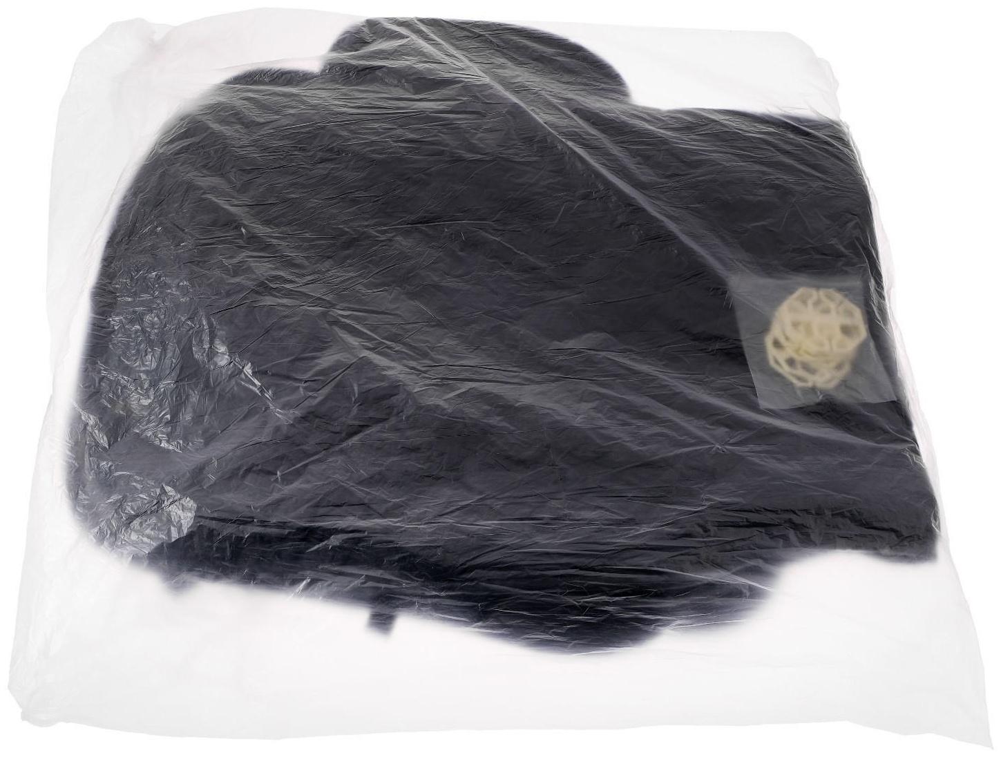 Накидки на сиденья универсальные, велюр, черный, набор 3 шт