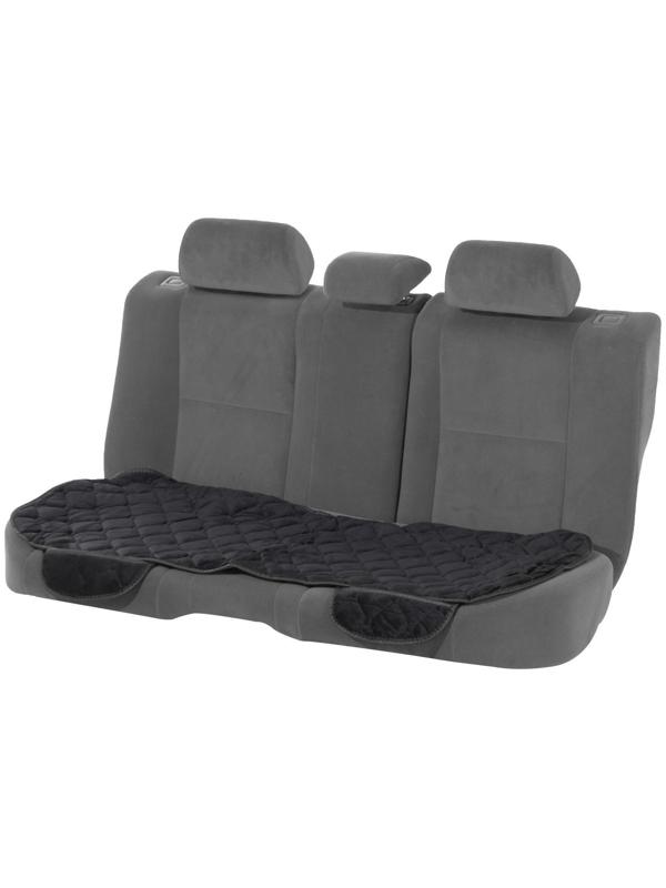 Накидки на сиденья универсальные, велюр, черный, набор 3 шт