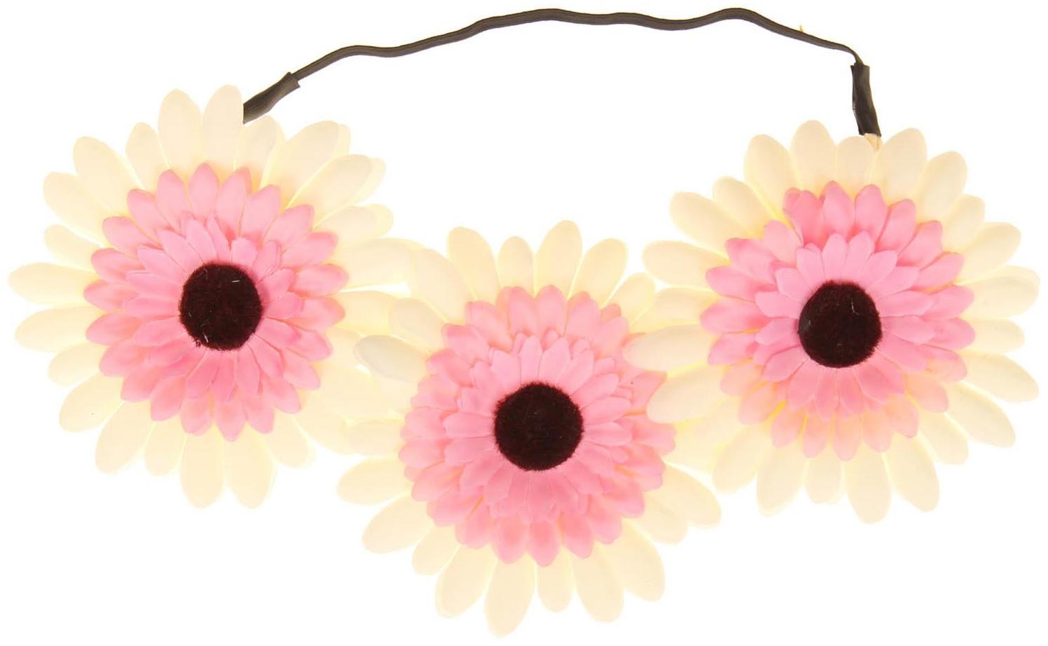 Повязка на голову «Ромашки»