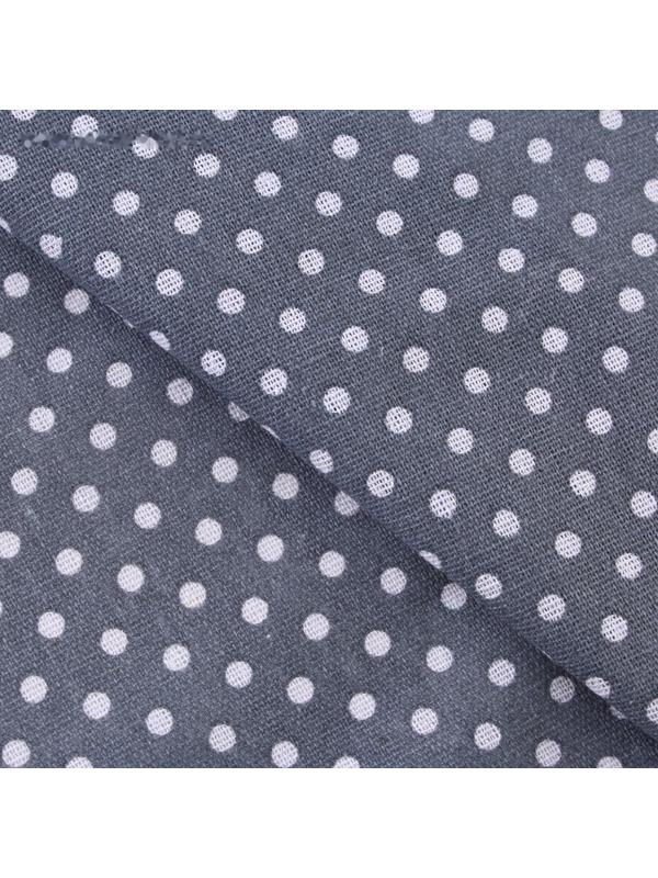 Ткань для пэчворка «Холща Истории в горошек», 50 × 50 см