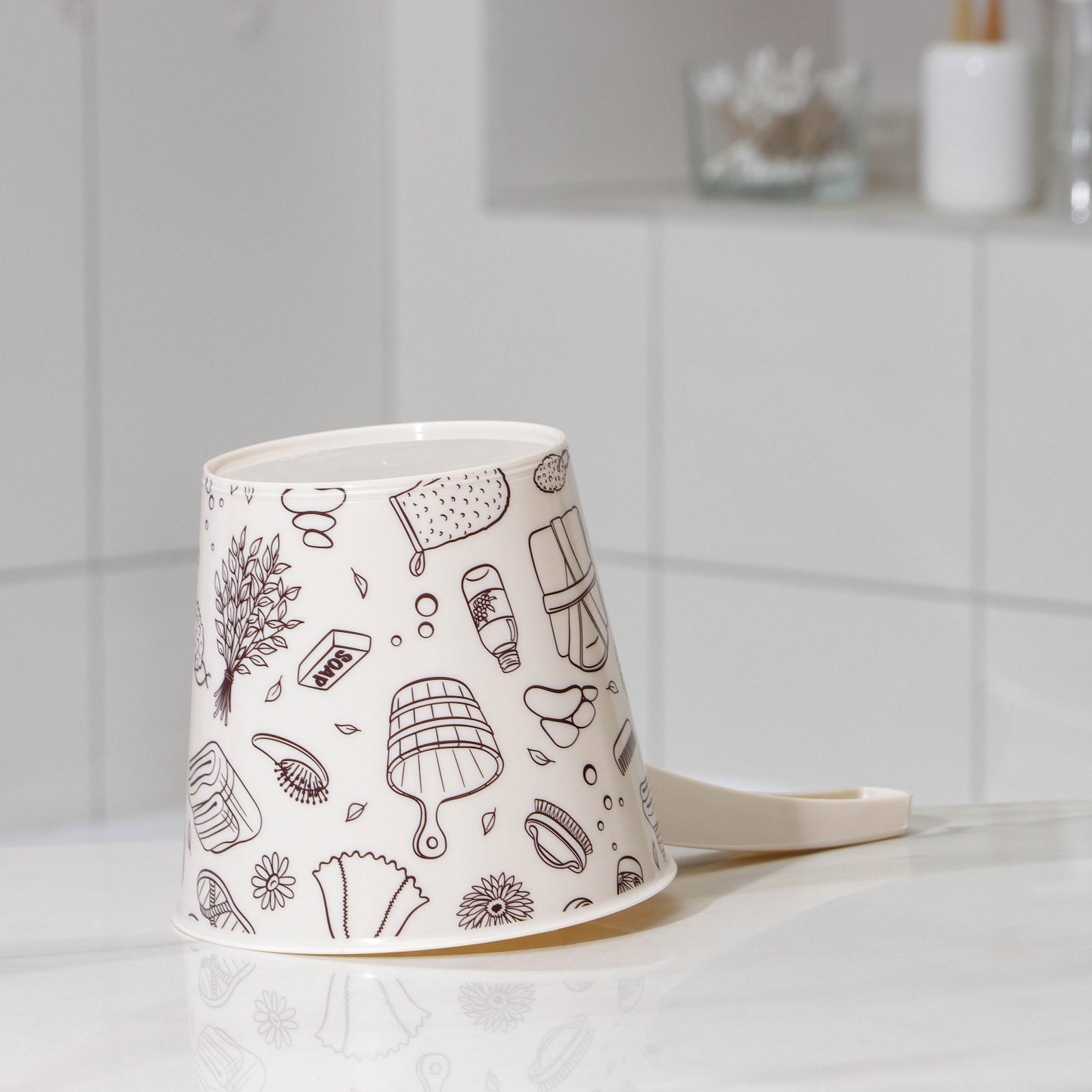 Ковш со сливом «Русская банька», 1,5 л