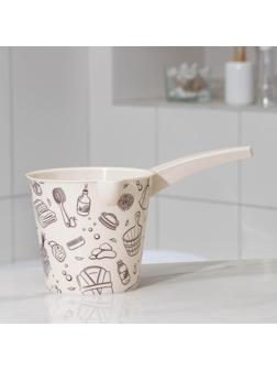 Ковш со сливом «Русская банька», 1,5 л