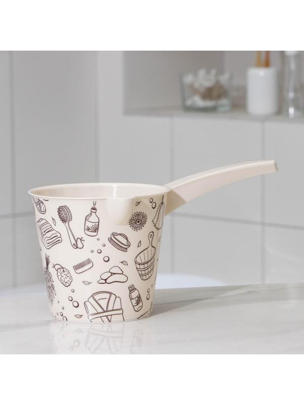 Ковш со сливом «Русская банька», 1,5 л