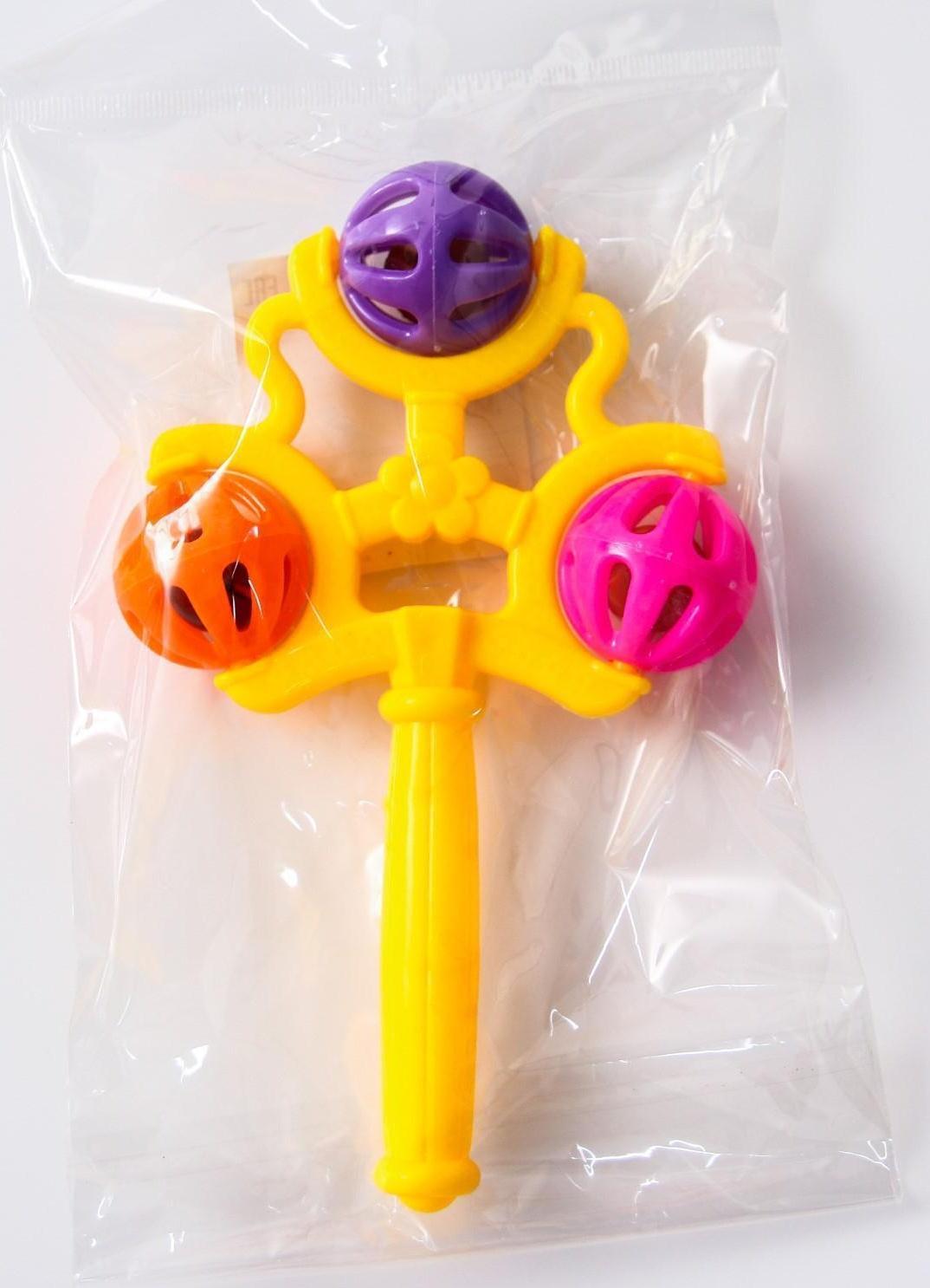 Погремушка «Первая игрушка», цвета МИКС