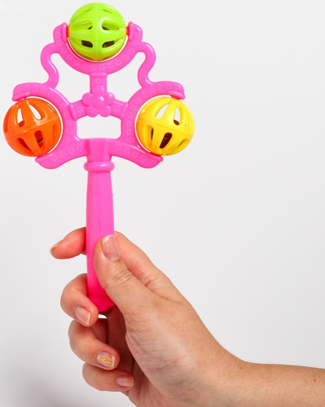 Погремушка «Первая игрушка», цвета МИКС