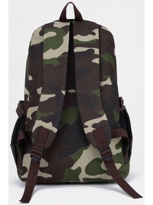 Рюкзак туристический, 24 л, отдел на молнии, 2 наружных кармана, цвет камуфляж