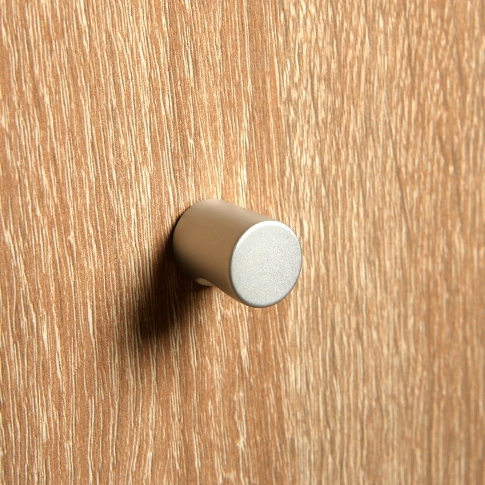 Ручка кнопка ТУНДРА РК102  d=16 мм, цвет матовый хром