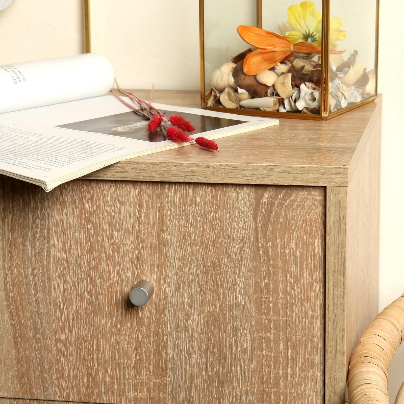 Ручка кнопка ТУНДРА РК102  d=16 мм, цвет матовый хром