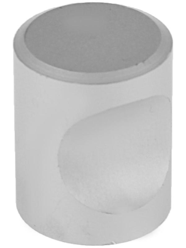 Ручка кнопка ТУНДРА РК102  d=16 мм, цвет матовый хром