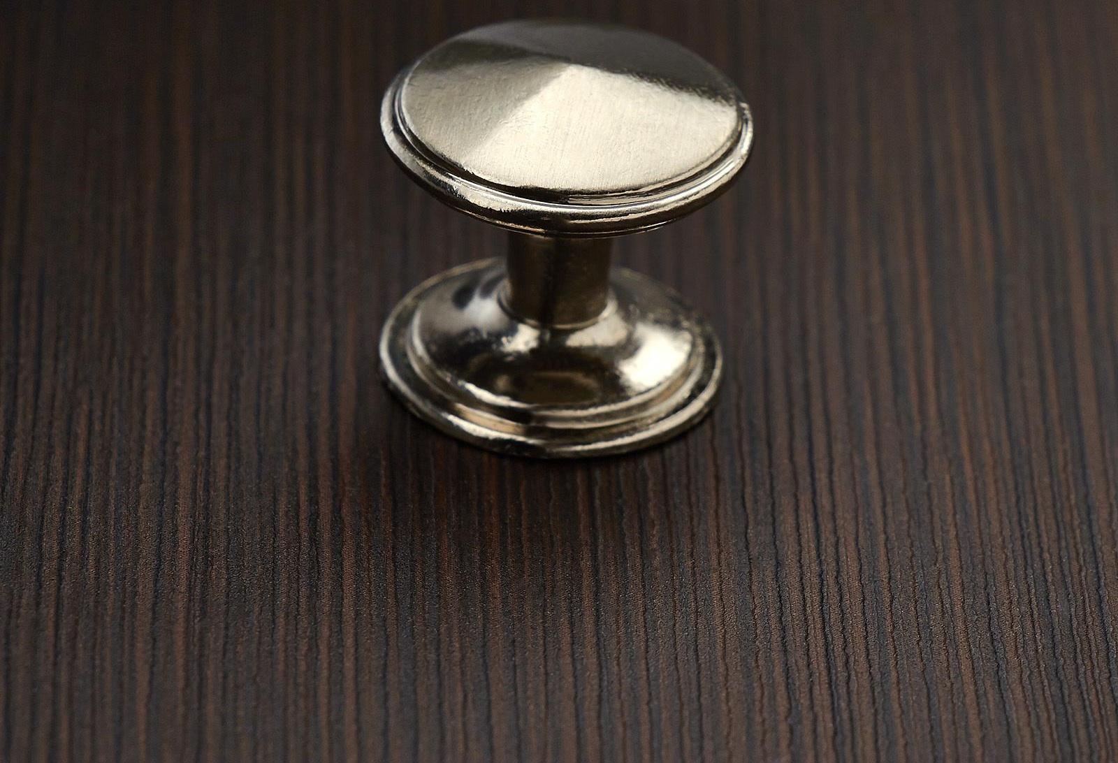 Ручка кнопка ТУНДРА РК108, цвет хром