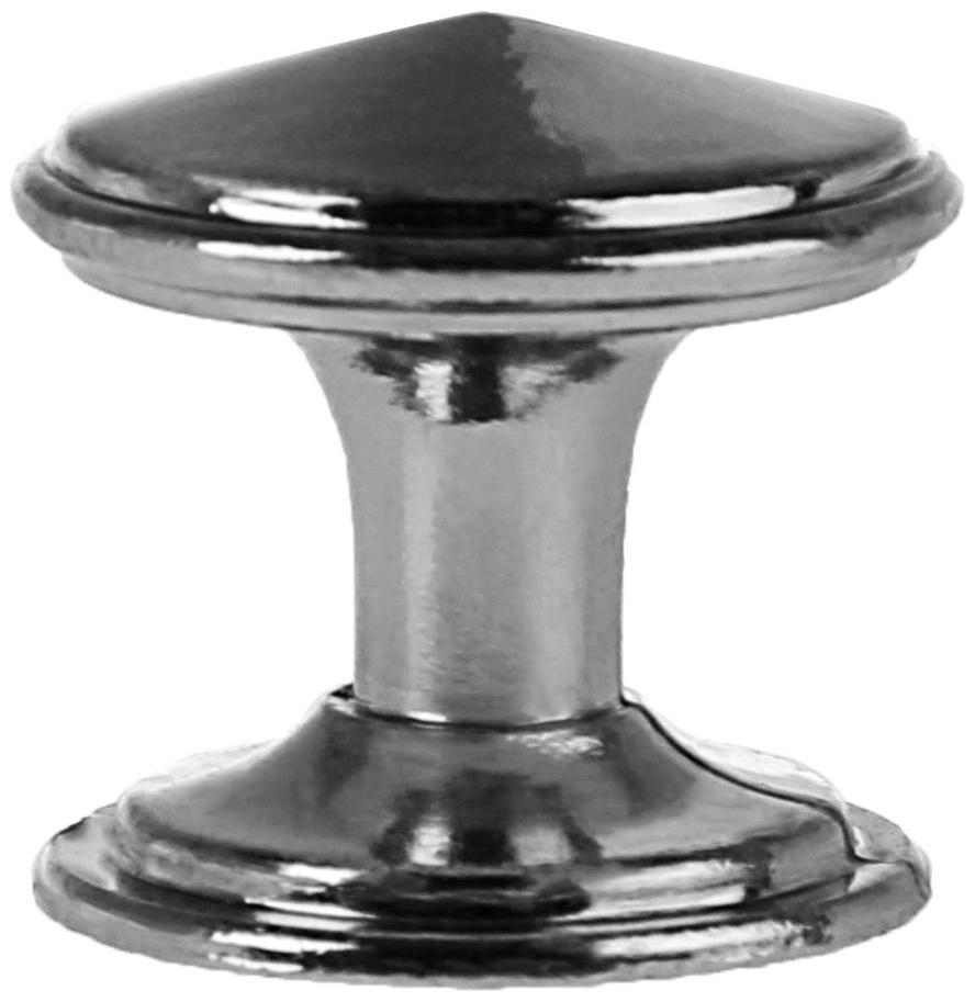 Ручка кнопка ТУНДРА РК108, цвет хром