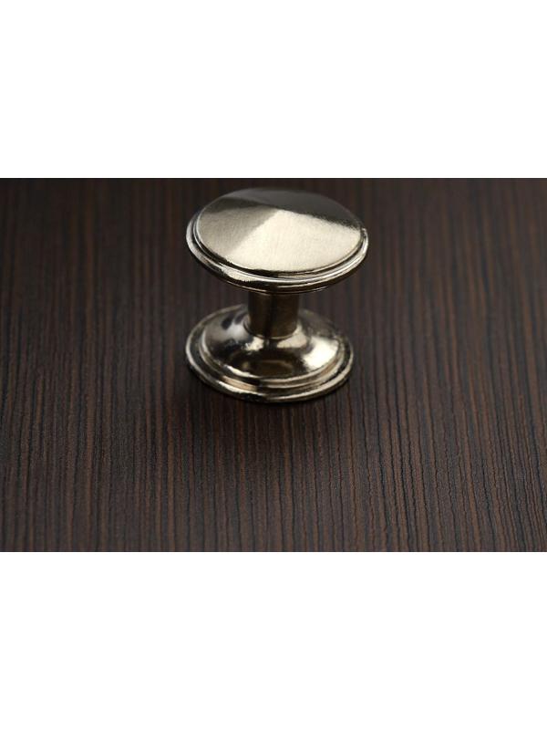 Ручка кнопка ТУНДРА РК108, цвет хром