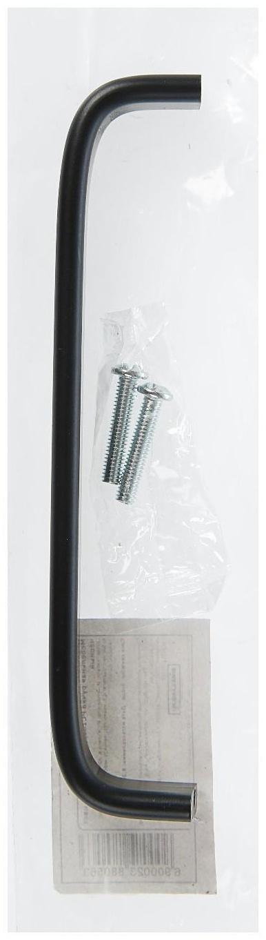 Ручка-скоба ТУНДРА РС108, м/о 128 мм, черная