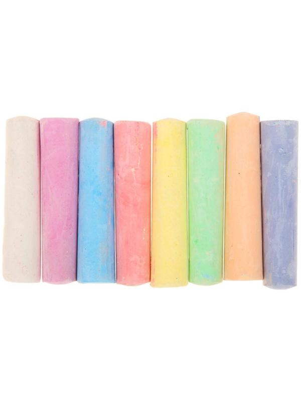 Мелки для рисования, набор 8 шт., 8 цветов