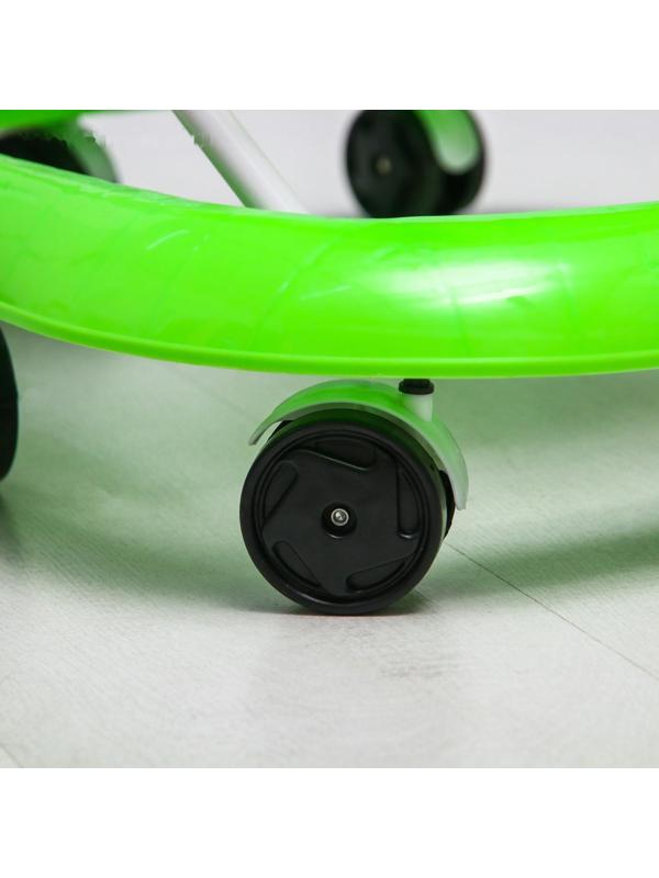 Ходунки «Маленький водитель», 8 колес, муз., зеленый