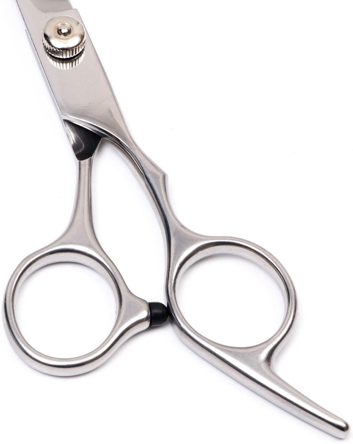 Ножницы для стрижки животных прямые с упором для пальца