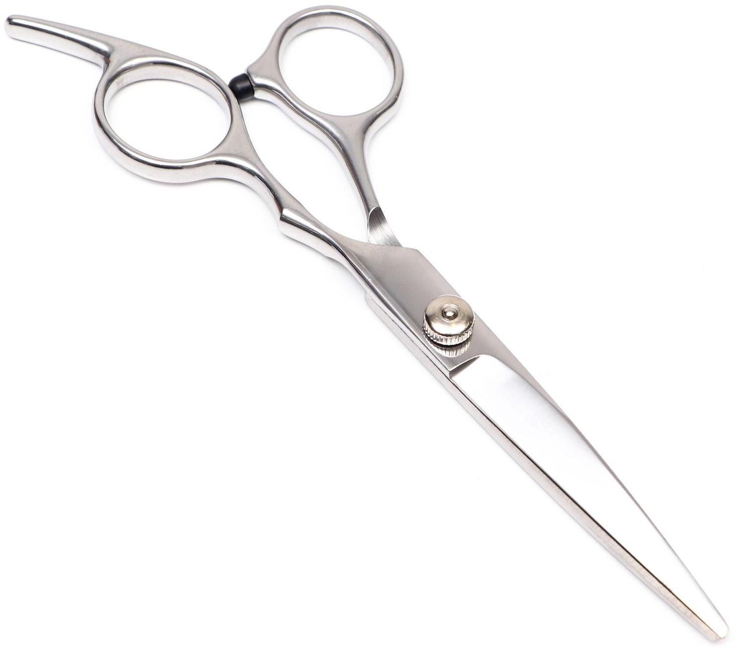 Ножницы для стрижки животных прямые с упором для пальца