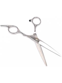 Ножницы для стрижки животных прямые с упором для пальца