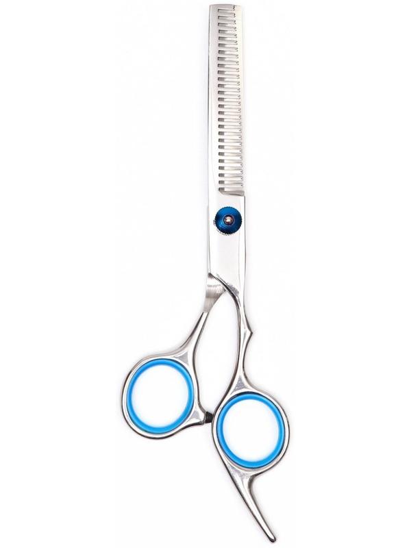 Ножницы филировочные для животных с упором для пальца