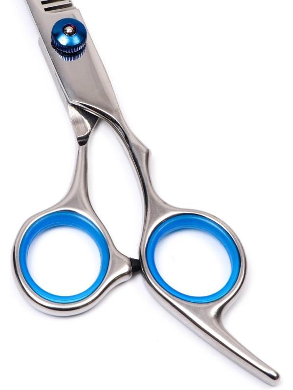 Ножницы филировочные для животных с упором для пальца