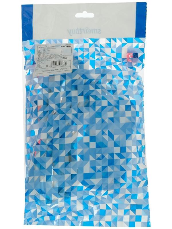 Удлинитель Smartbuy, 2 розетки, 3 м, 10 А, 2200 Вт, ПВС 2х1 мм2, без з/к, белый