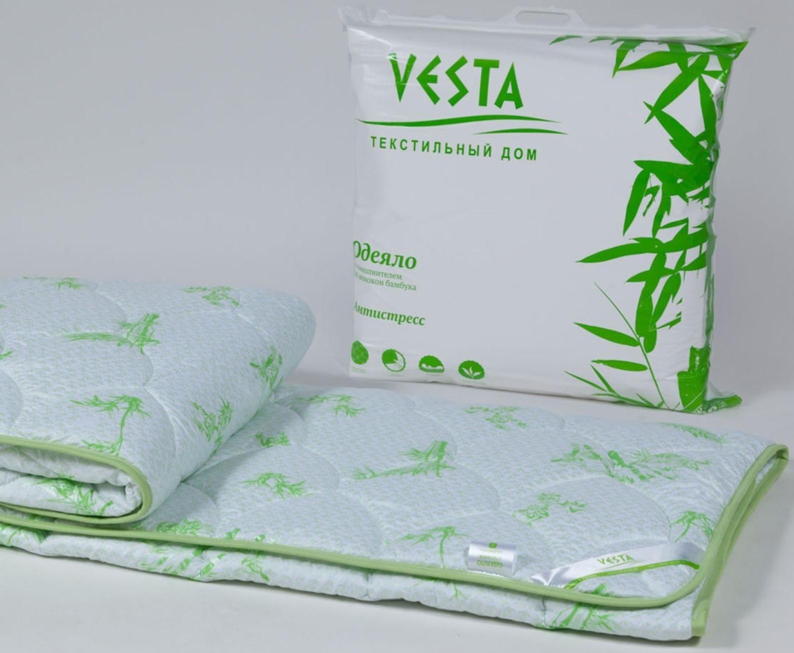 Одеяло обл. 140*205, ОБ/015эк, бамбуковое волокно, ткань глосс-сатин,п/э