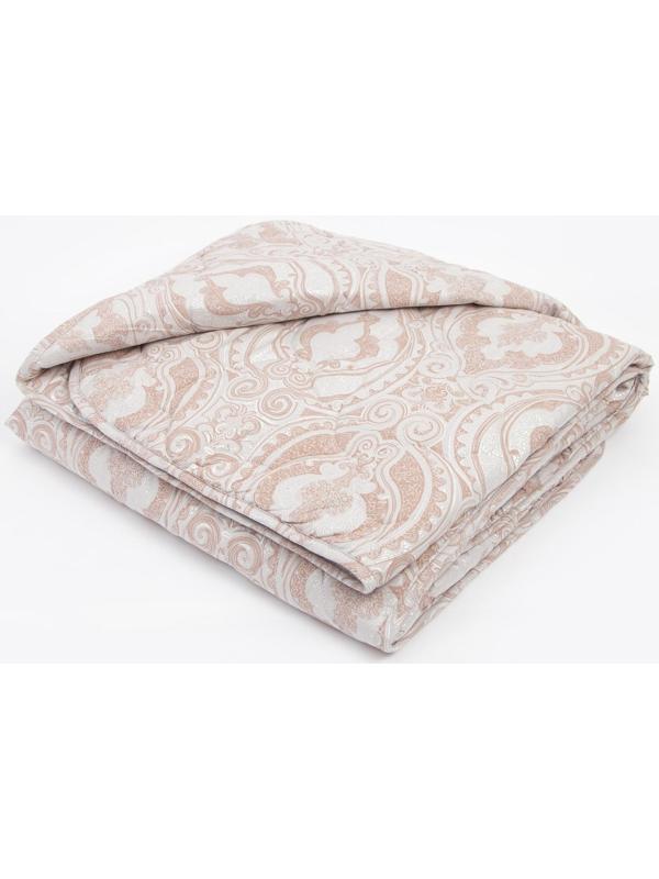 Одеяло облегченное 140х205 см, шерсть верблюда, ткань тик, п/э 100%