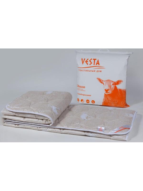Одеяло 172х205 см, шерсть мериноса, ткань глосс-сатин, п/э 100%