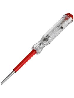 Отвертка индикаторная ЛОМ, пластиковая рукоятка, 135 мм