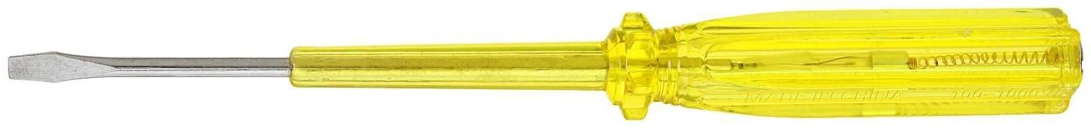 Отвертка индикаторная ЛОМ, пластиковая рукоятка, 160 мм