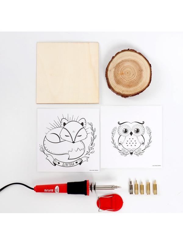 Набор для выжигания и росписи по дереву «Для тебя»