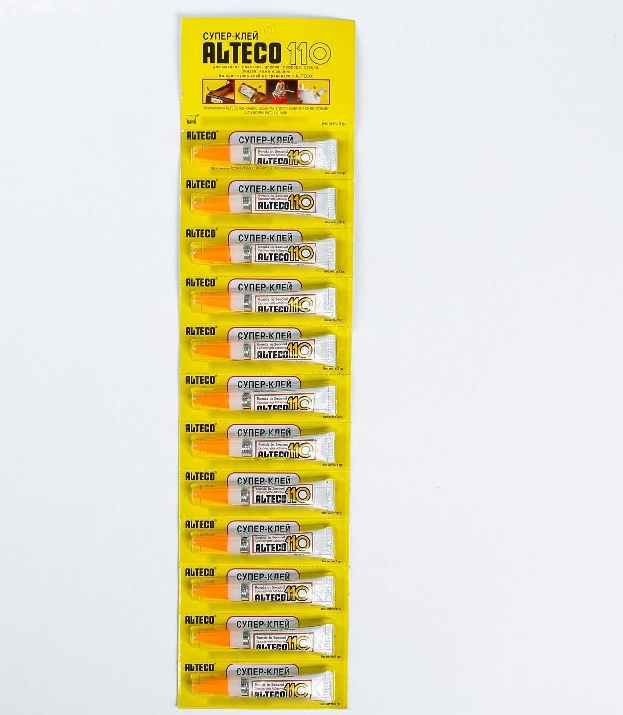 Суперклей Alteco-110, 3 г