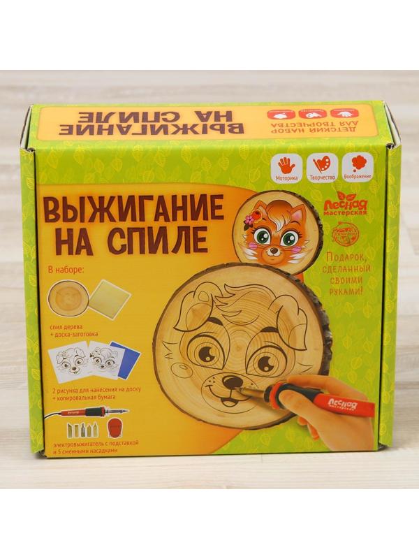 Набор для выжигания и росписи по дереву «Любимые питомцы»