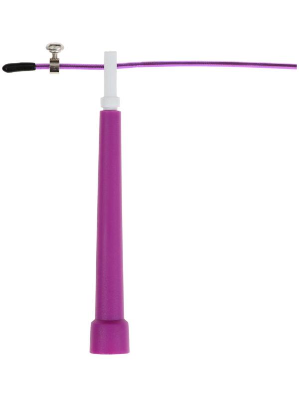 Набор для фитнеса: эспандер ленточный, скакалка скоростная, цвет фиолетовый