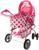 Коляска для кукол зима-лето 2 в 1, регулирует ручка, металлический каркас
