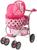 Коляска для кукол зима-лето 2 в 1, регулирует ручка, металлический каркас