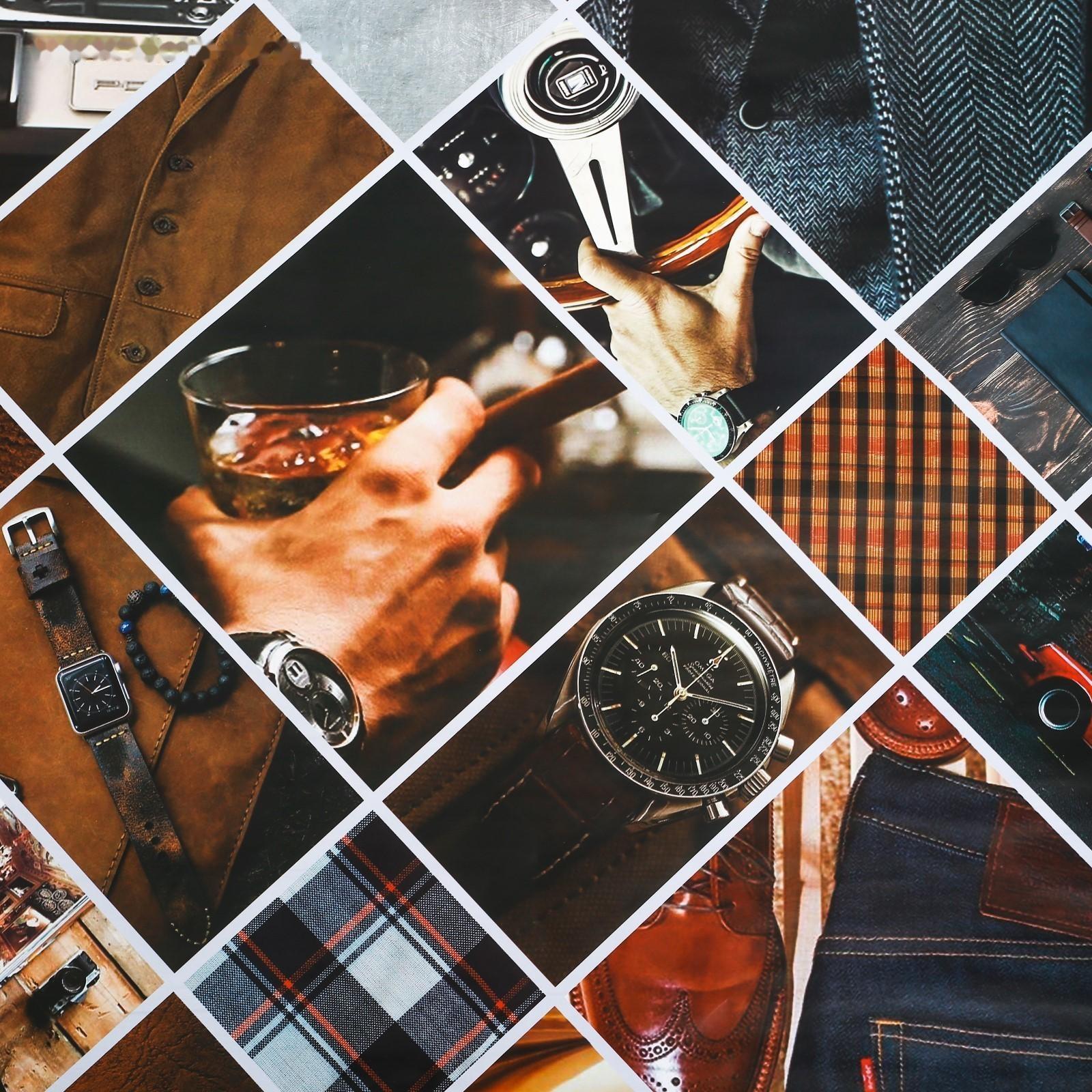 Бумага упаковочная глянцевая «Мужская», 70 × 100 см / 10 шт.