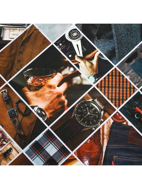 Бумага упаковочная глянцевая «Мужская», 70 × 100 см / 10 шт.