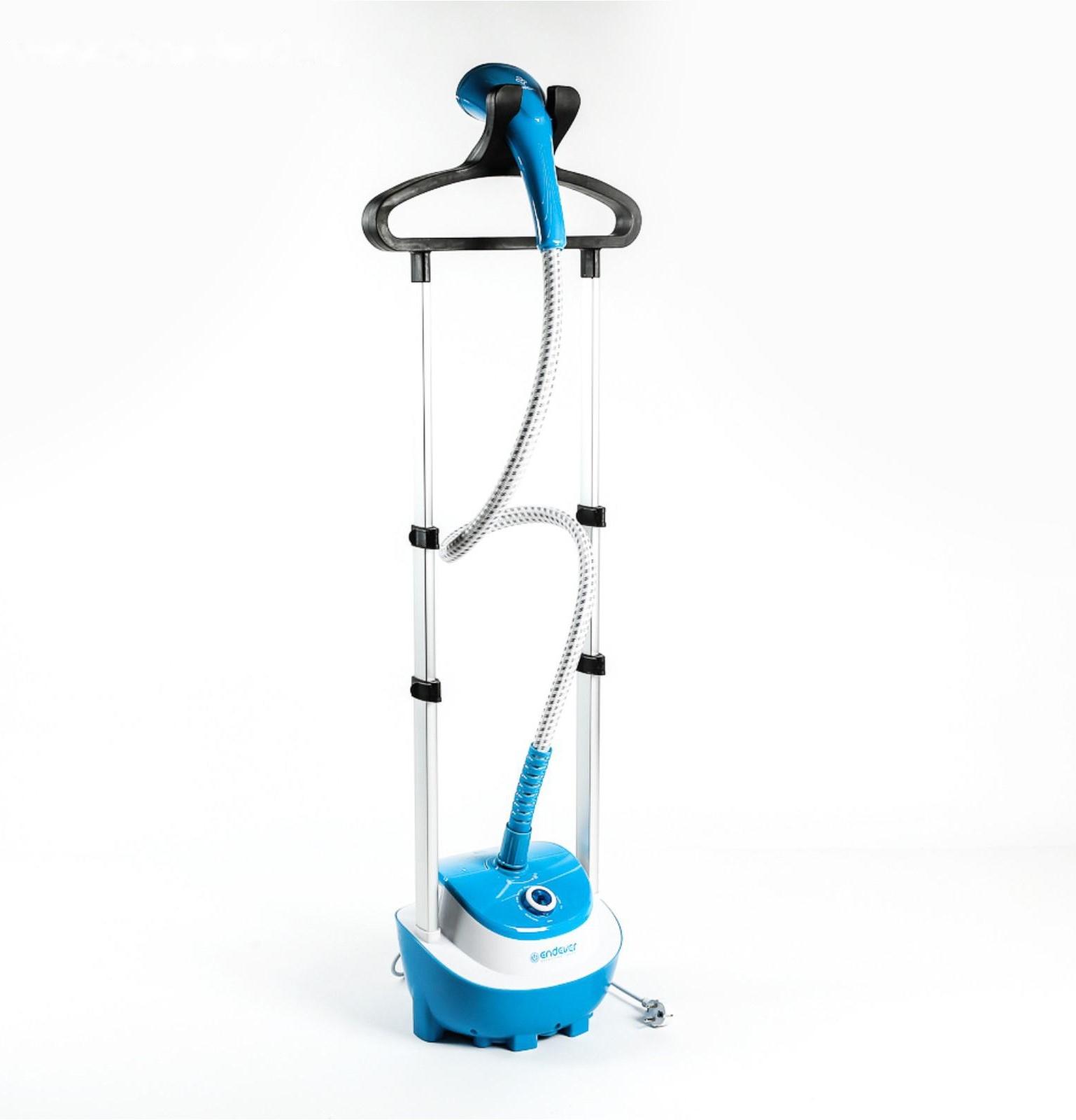 Отпариватель Endever Odyssey Q-6, напольный, 2200 Вт, 1800 мл, 50 г/мин, шнур 1.8 м, голубой