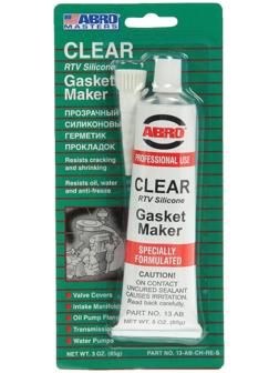 Герметик прокладок ABRO MASTERS прозрачный, на узком блистере, 85 г 13-AB-CH-RE-S