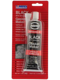 Герметик прокладок ABRO MASTERS черный, силиконовый, 85 г, 12-AB-CH-RE-S