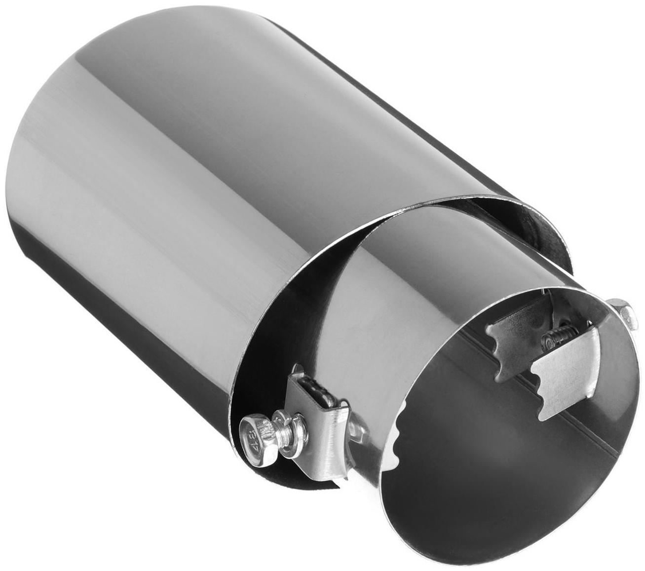 Насадка на глушитель 140×63 мм, посадочный