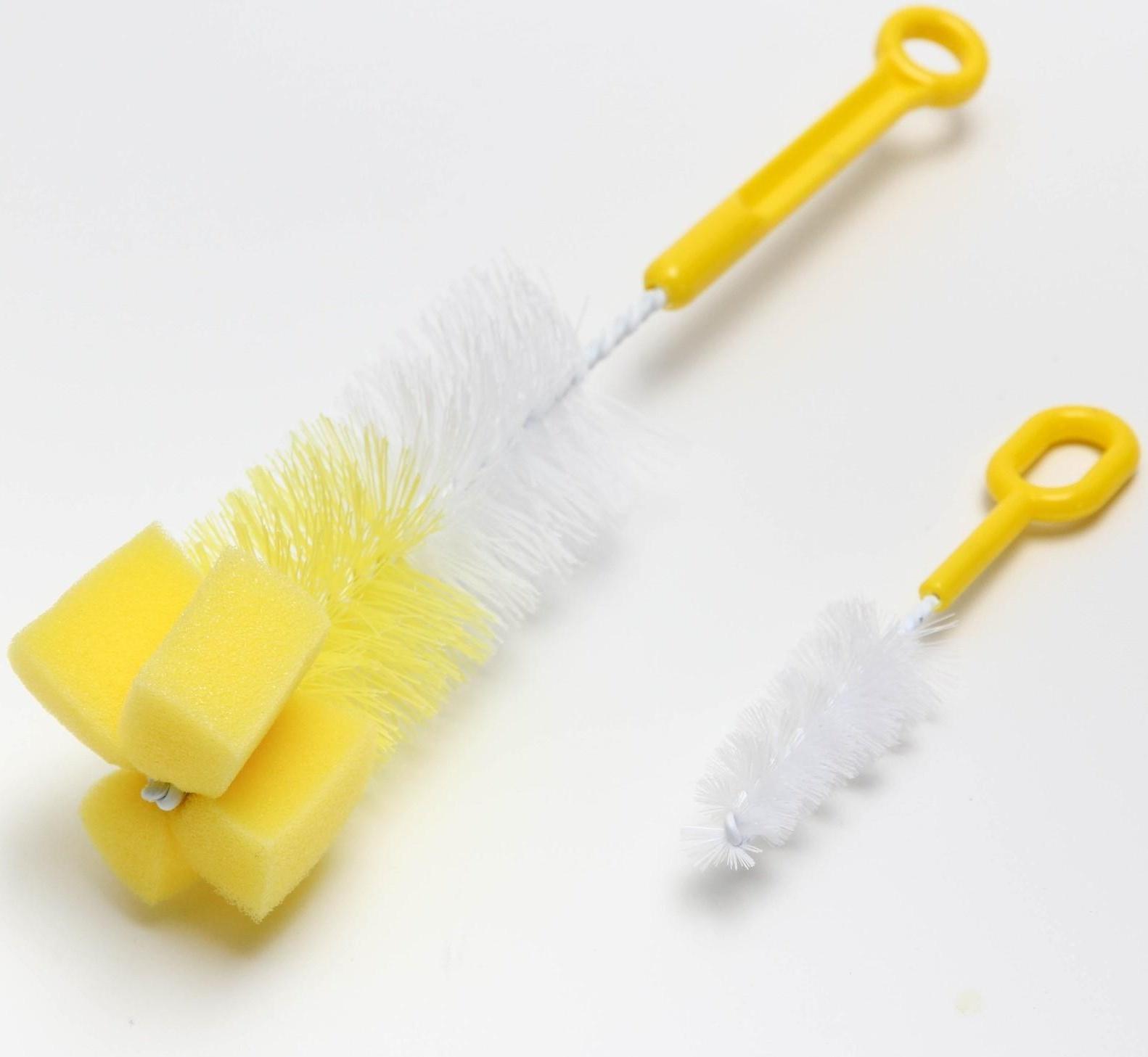 Набор ёршиков для бутылочек и сосок, цвета МИКС