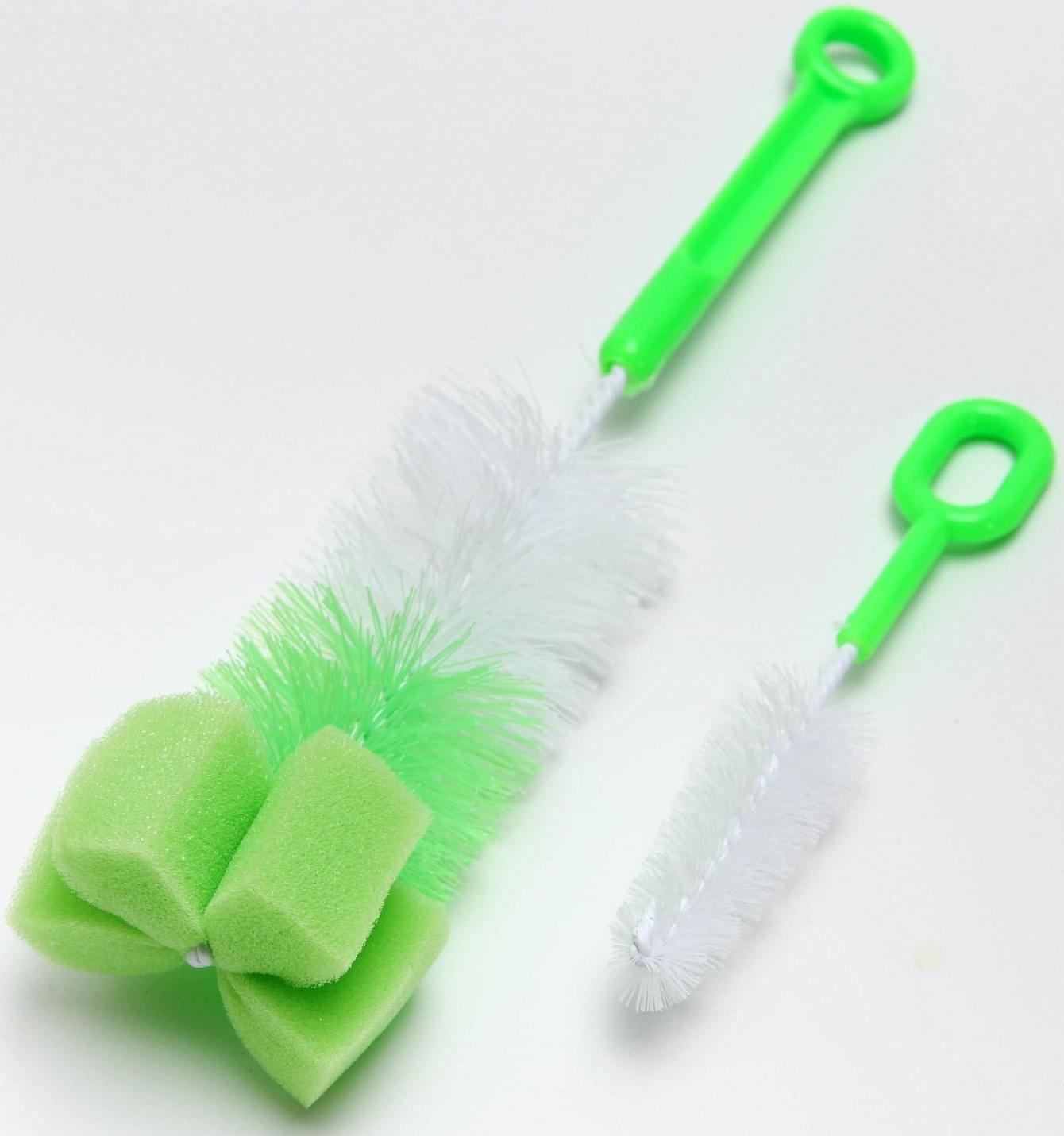 Набор ёршиков для бутылочек и сосок, цвета МИКС