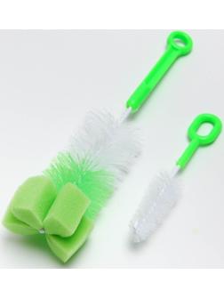 Набор ёршиков для бутылочек и сосок, цвета МИКС