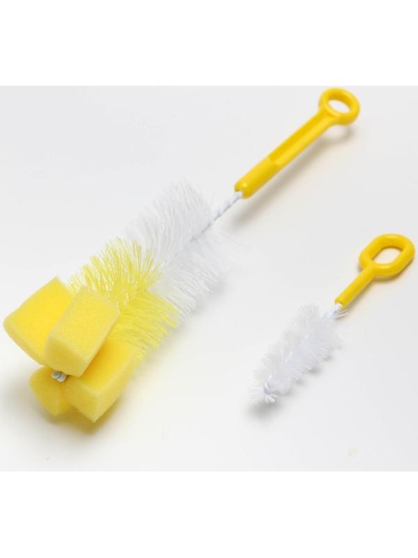 Набор ёршиков для бутылочек и сосок, цвета МИКС