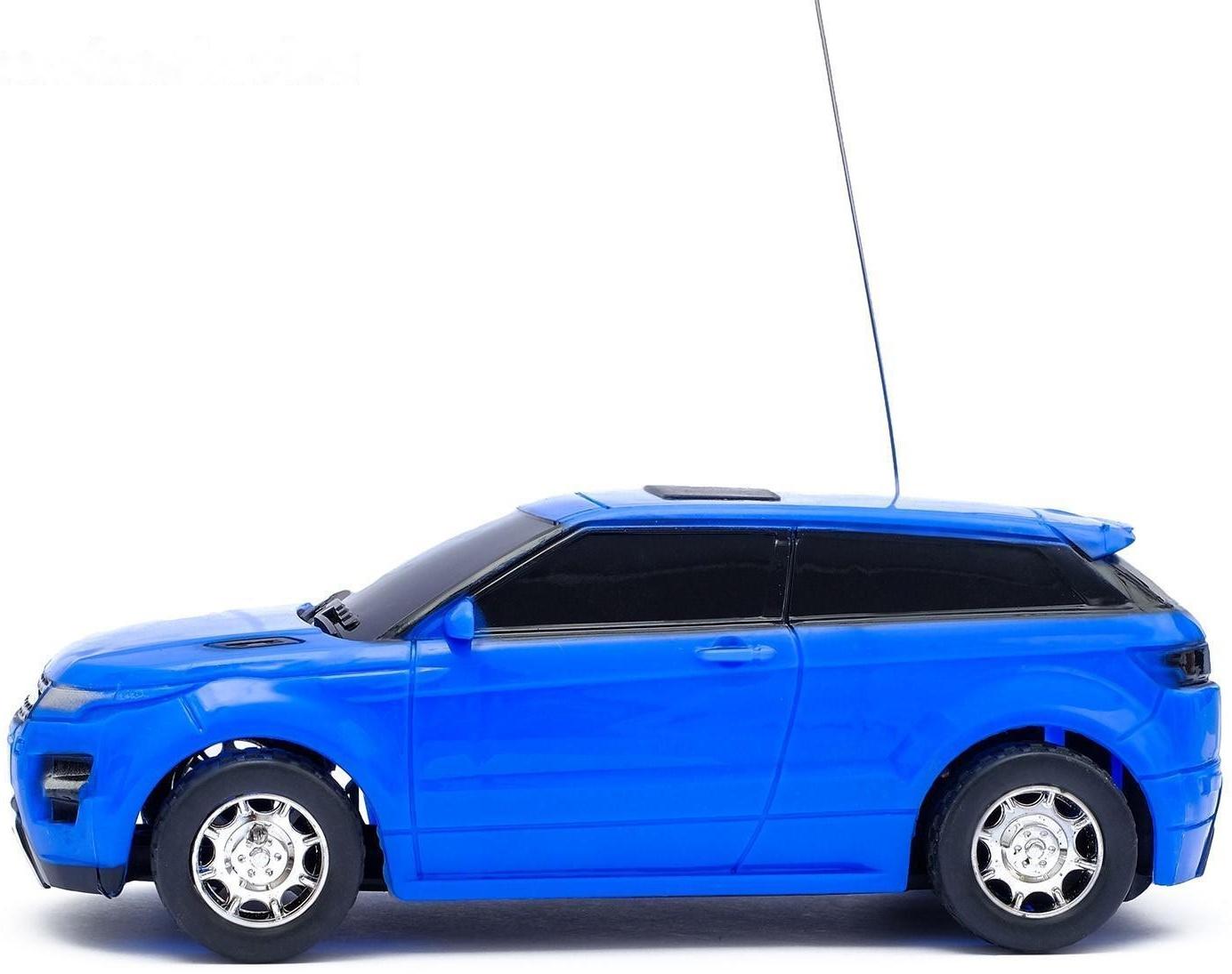 Машина радиоуправляемая «Эвог», работает от батареек, масштаб 1:22, цвет синий